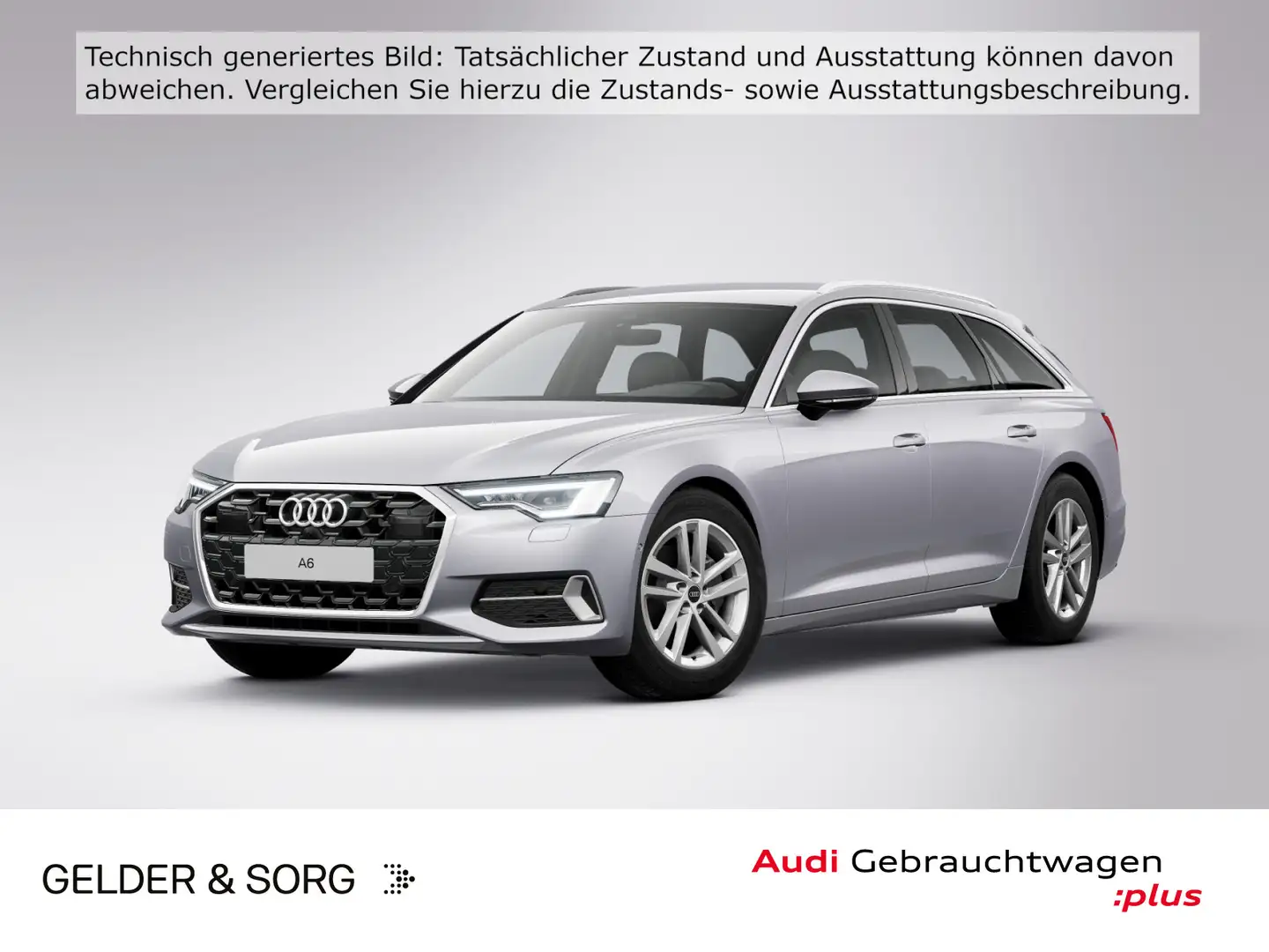Audi A6 advanced 40 TDI LED*AHK*Virtual*360° Silber - 1