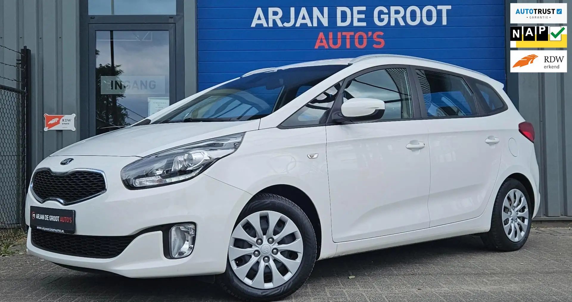 Kia Carens 1.6 GDi 135PK 7 persoons A/C Navi Cruise Clima Cam Wit - 1