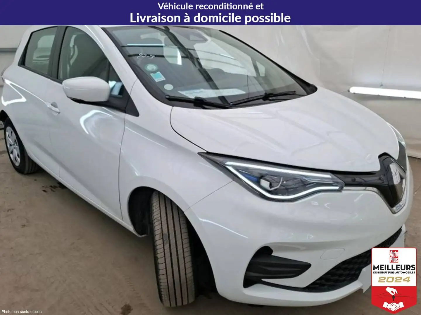 Renault ZOE R110 Achat Intégral Zen 2PL +GPS +PDC AR Weiß - 2
