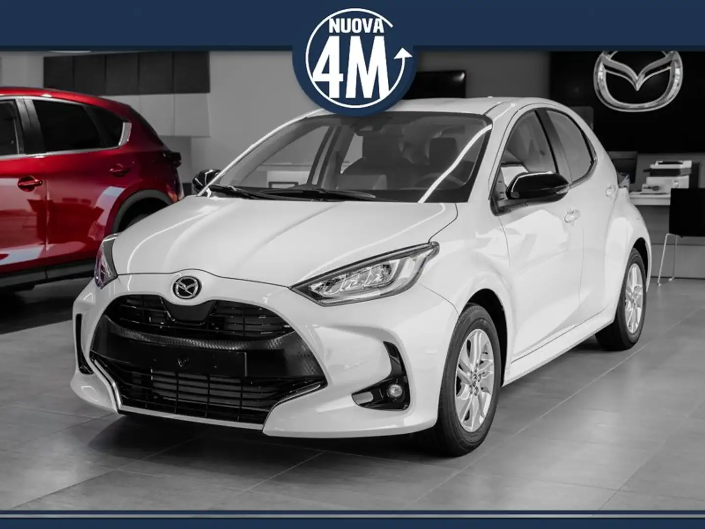 Mazda 2 1.5 vvt full hybrid electric Centre Line e-cvt Weiß - 1