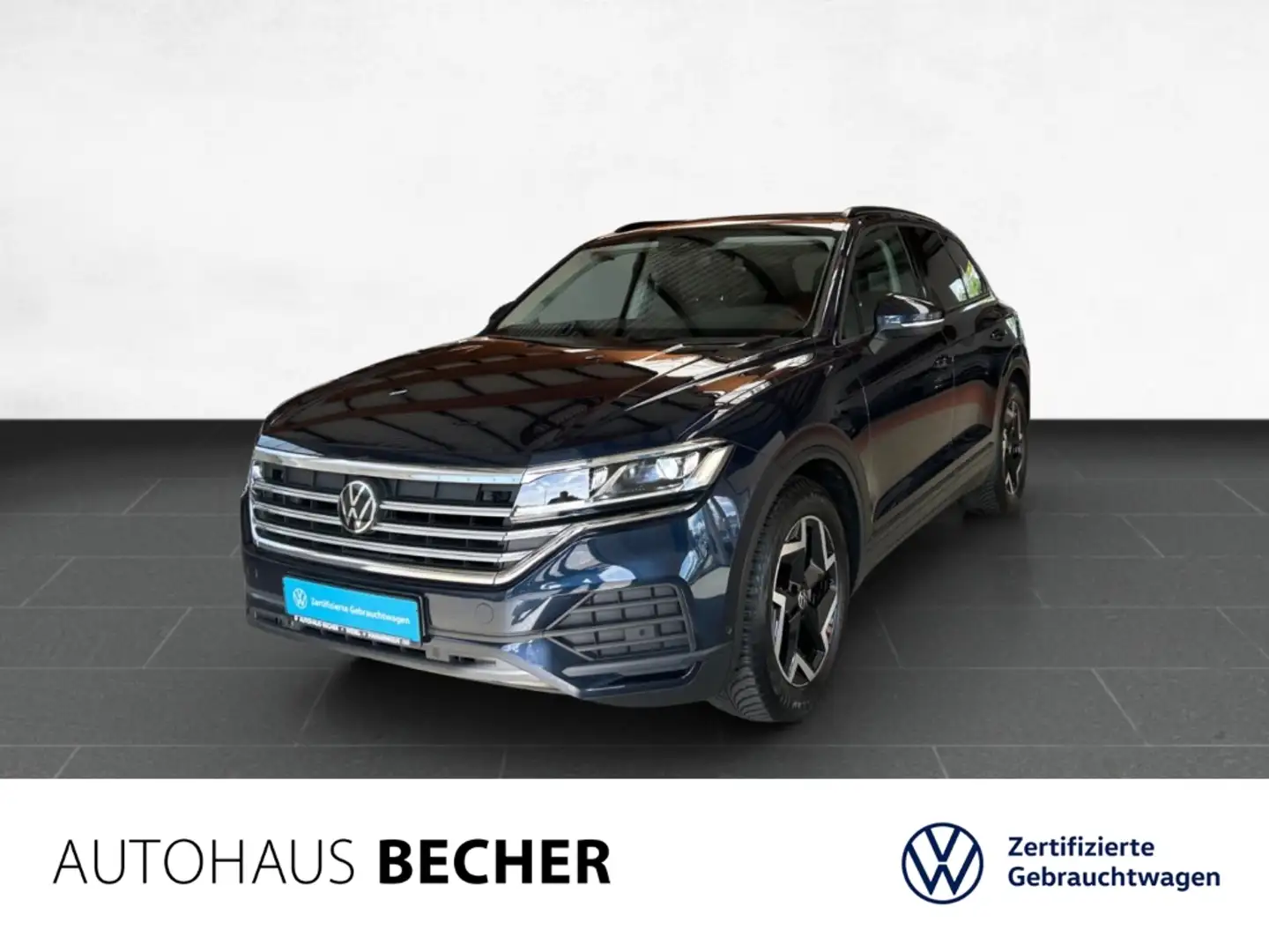 Volkswagen Touareg 3.0 TDI 4Motion V6 /AHK/Navi/LED Bleu - 1