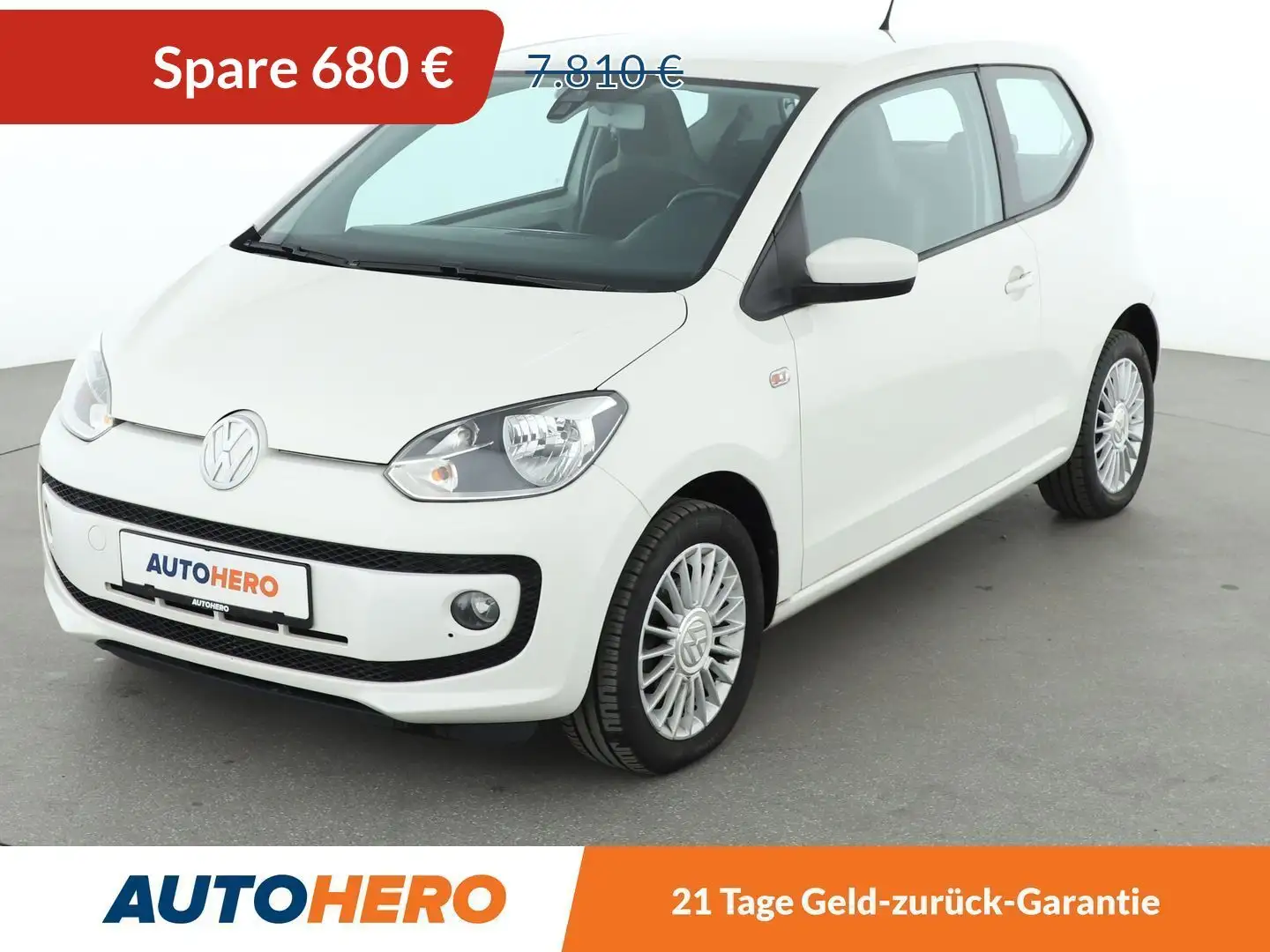 Volkswagen up! 1.0 High up!*NAVI*PDC*SHZ*TEMPO*KLIMA*GARANTIE* Weiß - 1