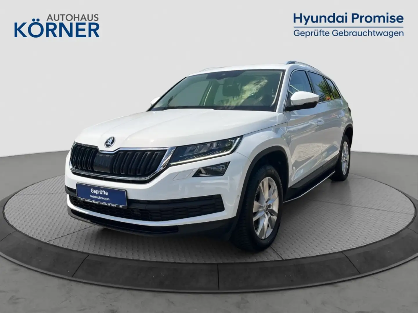 Skoda Kodiaq 2,0 TDI Style *NAVI*CAM*ALLRAD*LED*DAB* Weiß - 2