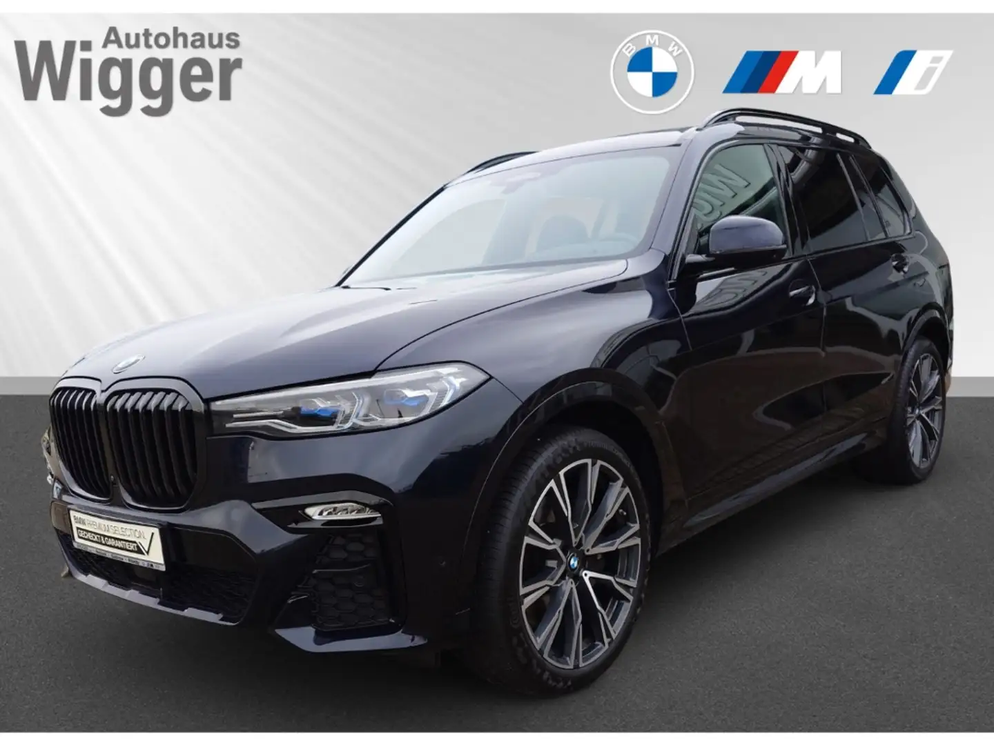BMW X7 i/B&W/Laser/SkyLounge/NightVision/AHK Schwarz - 1