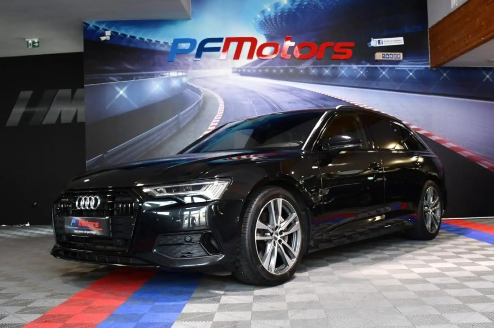 Audi A6 S-Line 50 TDI 3.0 V6 286 Quattro GPS Virtual Bang Olufsen Pré Sense Hayon Attelage Clim 4Zones Éclairage Ambiance ACC JA Nero - 1