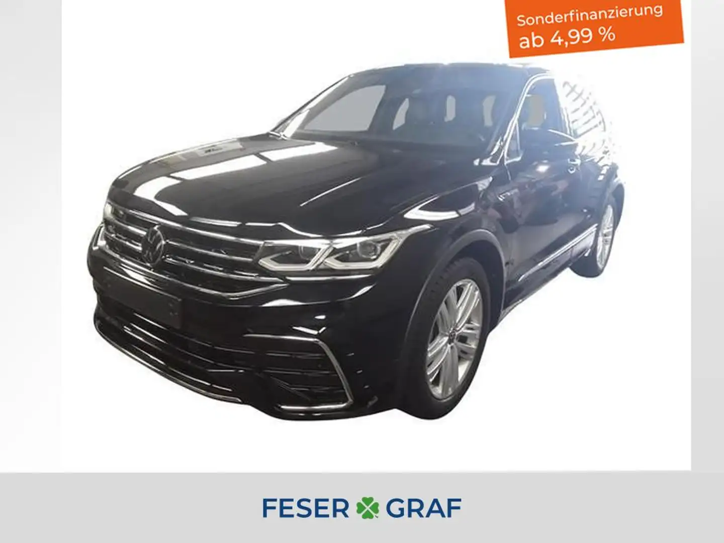 Volkswagen Tiguan 2.0 TDI R-Line 4Motion DSG Navi / Standheizung / L Schwarz - 1