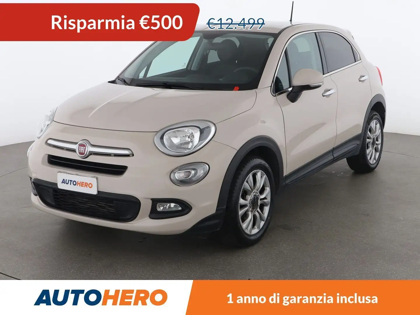 Fiat 500X 1.3 M-Jet Lounge 95 CV Beige - 1