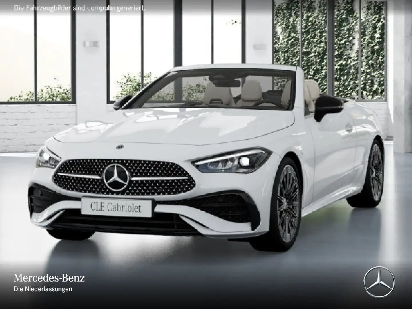 Mercedes-Benz CLE 220 d AMG+NIGHT+LED+KAMERA+TOTW+KEYLESS+9G Blanc - 2