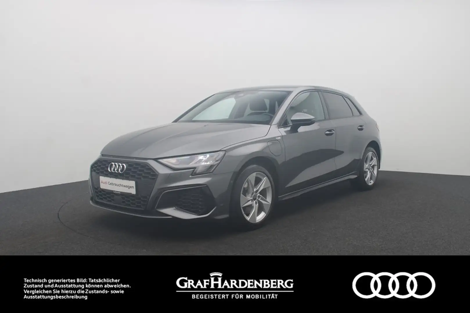 Audi A3 Sportback 40 TFSI e S line Virt.Cockpit Klima Grijs - 1