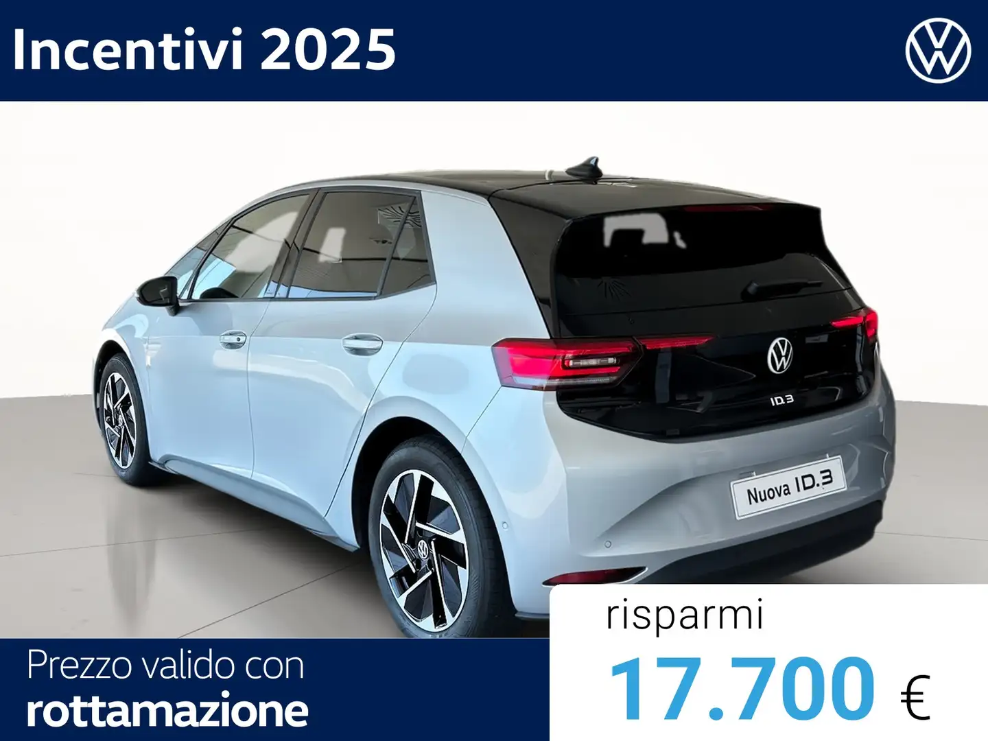 Volkswagen ID.3 59 kwh pro edition plus 204cv Grigio - 2