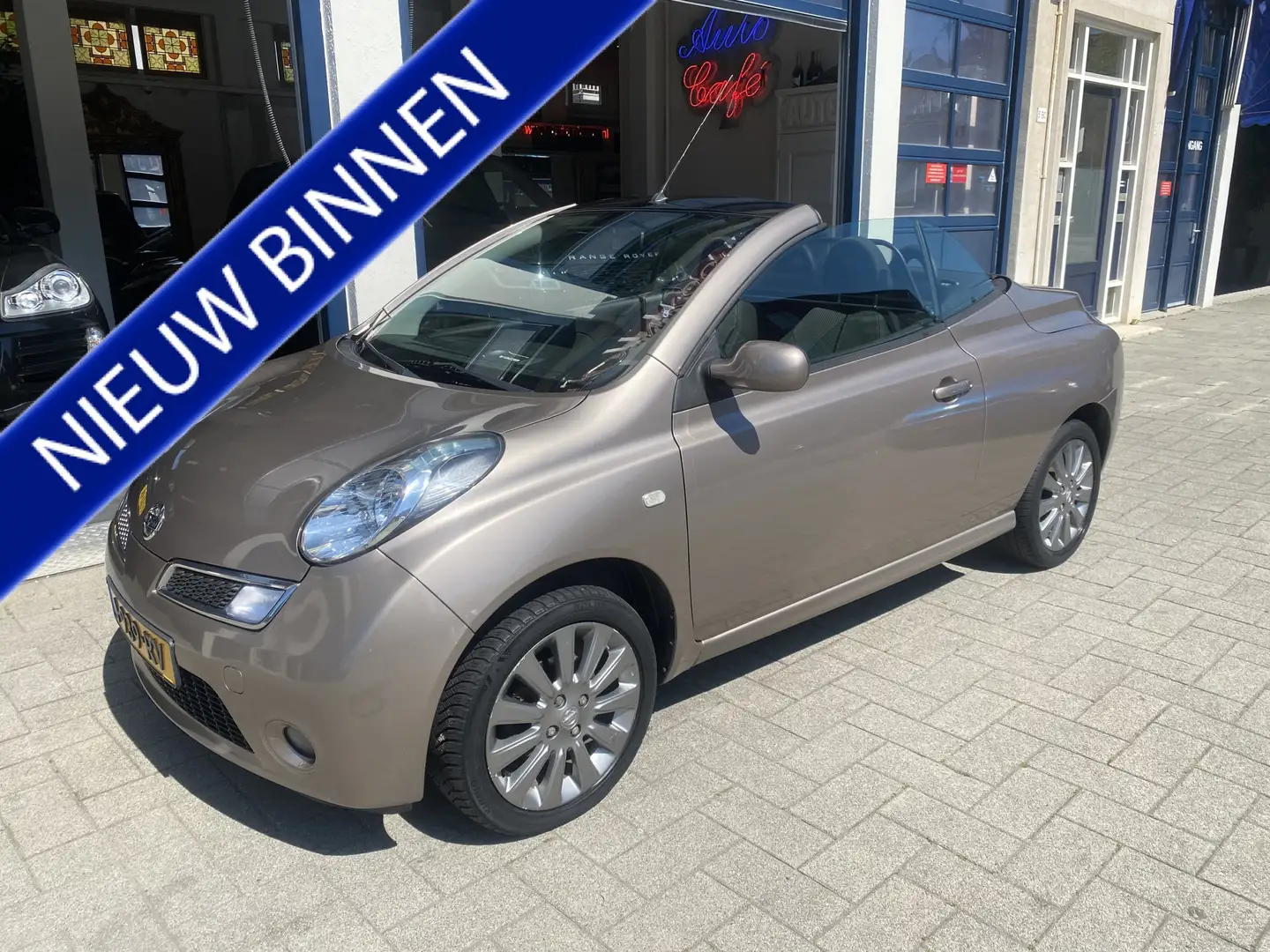 Nissan Micra C+C 1.4 Tekna PANORAMA/NIEUWE APK/CLIMA Braun - 1