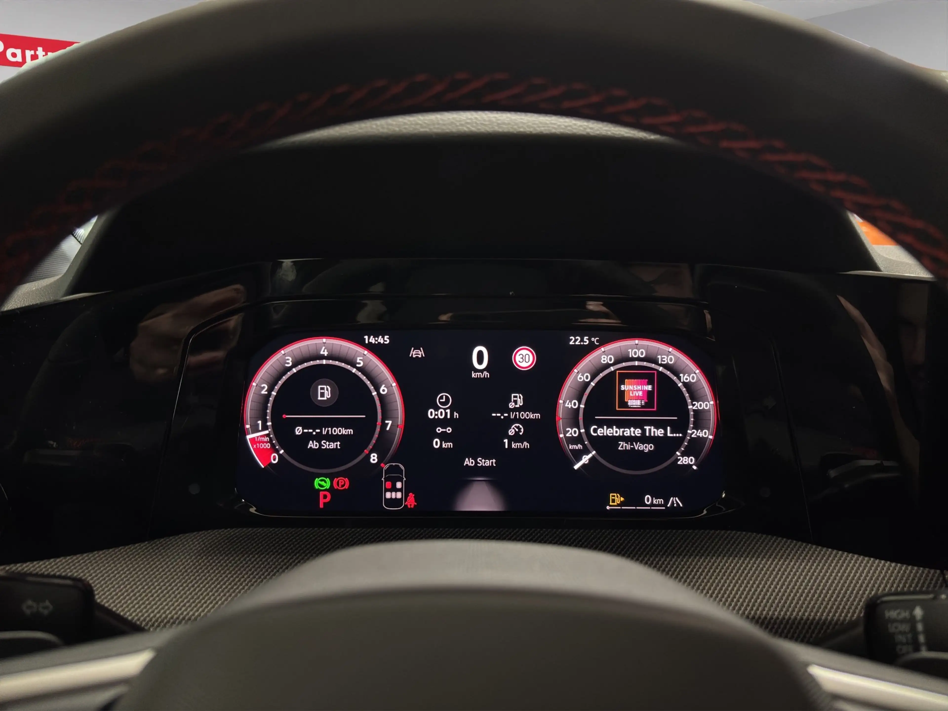 Volkswagen Golf GTI Golf VIII GTI 2.0 TSI Black ACC HUD Kam. LED PDC — photo 12