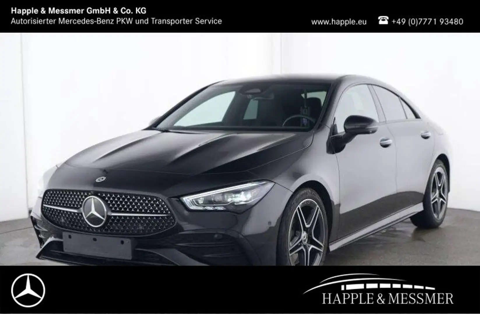 Mercedes-Benz CLA 220 CLA 220 d AMG Line Navi/Distronic/Klima Autom./LED Schwarz - 1