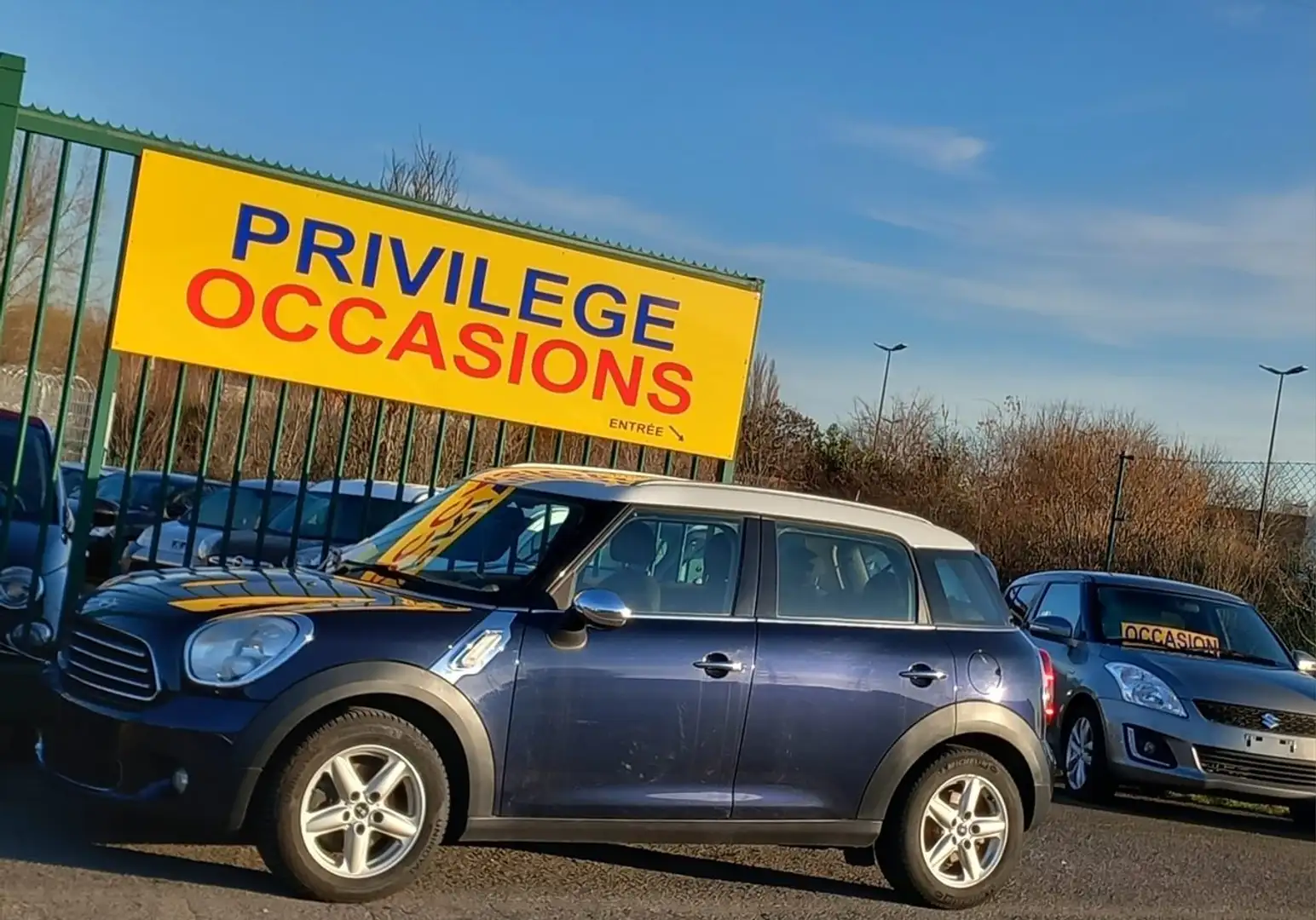 MINI Cooper D Countryman 1.6 DPF CUIR AIRCOél 2 TOITS OUV J ALU 6 VIT Kék - 1
