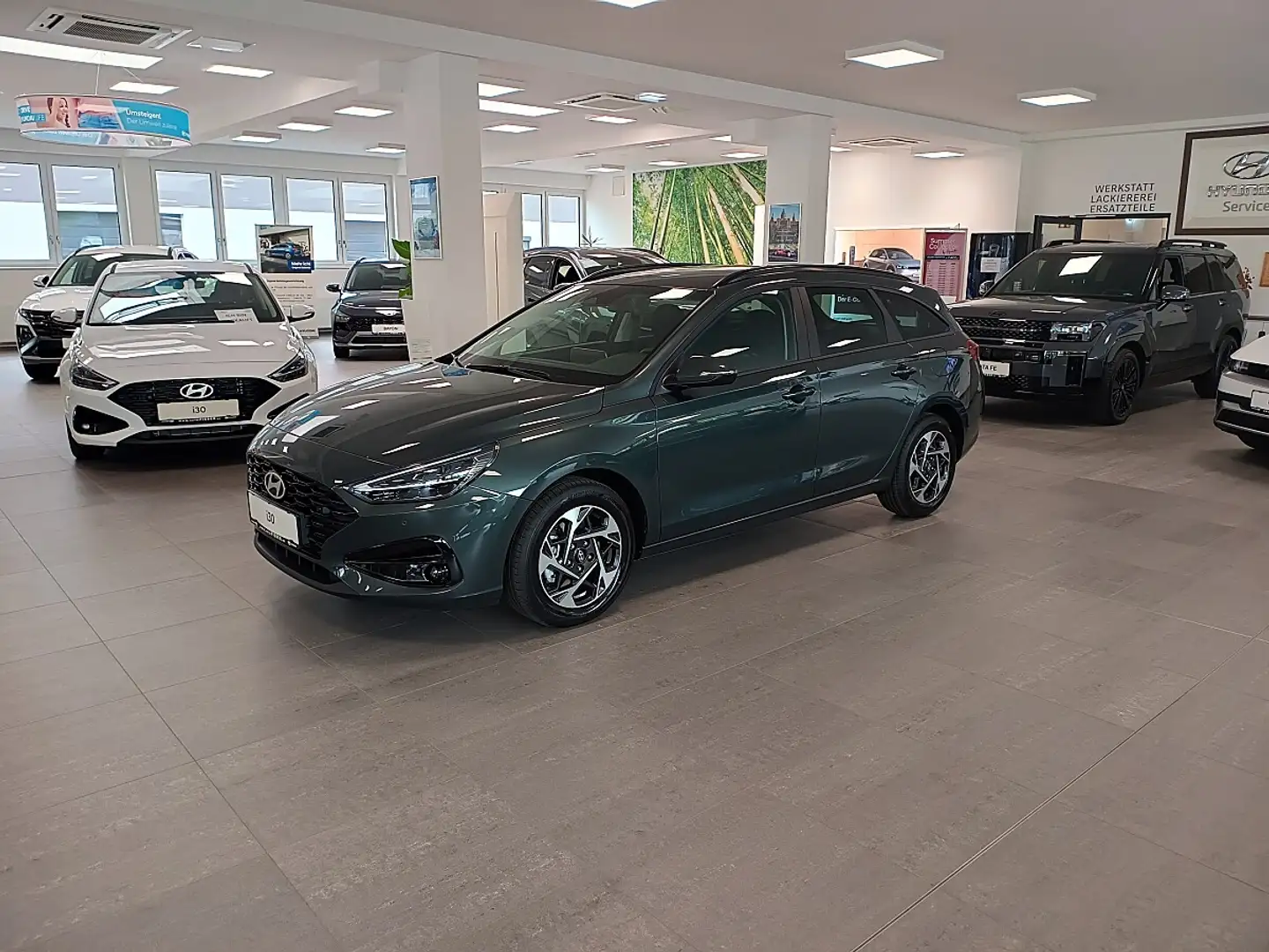 Hyundai i30 Kombi 1,0 TGDI Comfort Line *LED*Navi*Klimaauto... Grün - 2