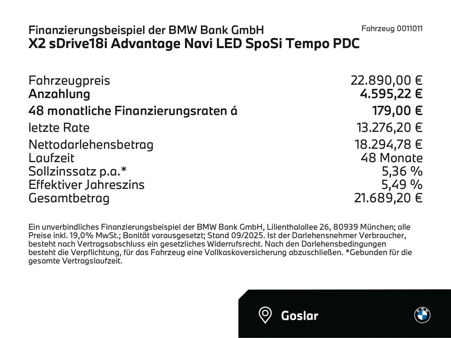 BMW X2 sDrive18i Advantage Navi LED SpoSi Tempo PDC Blanco - 2