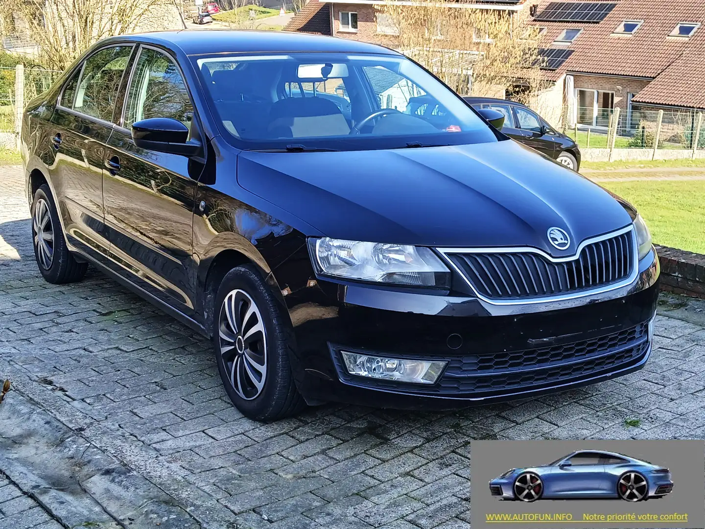 Skoda Rapid/Spaceback Rapid 1.2 TSI Elegance GreenTec Zwart - 1