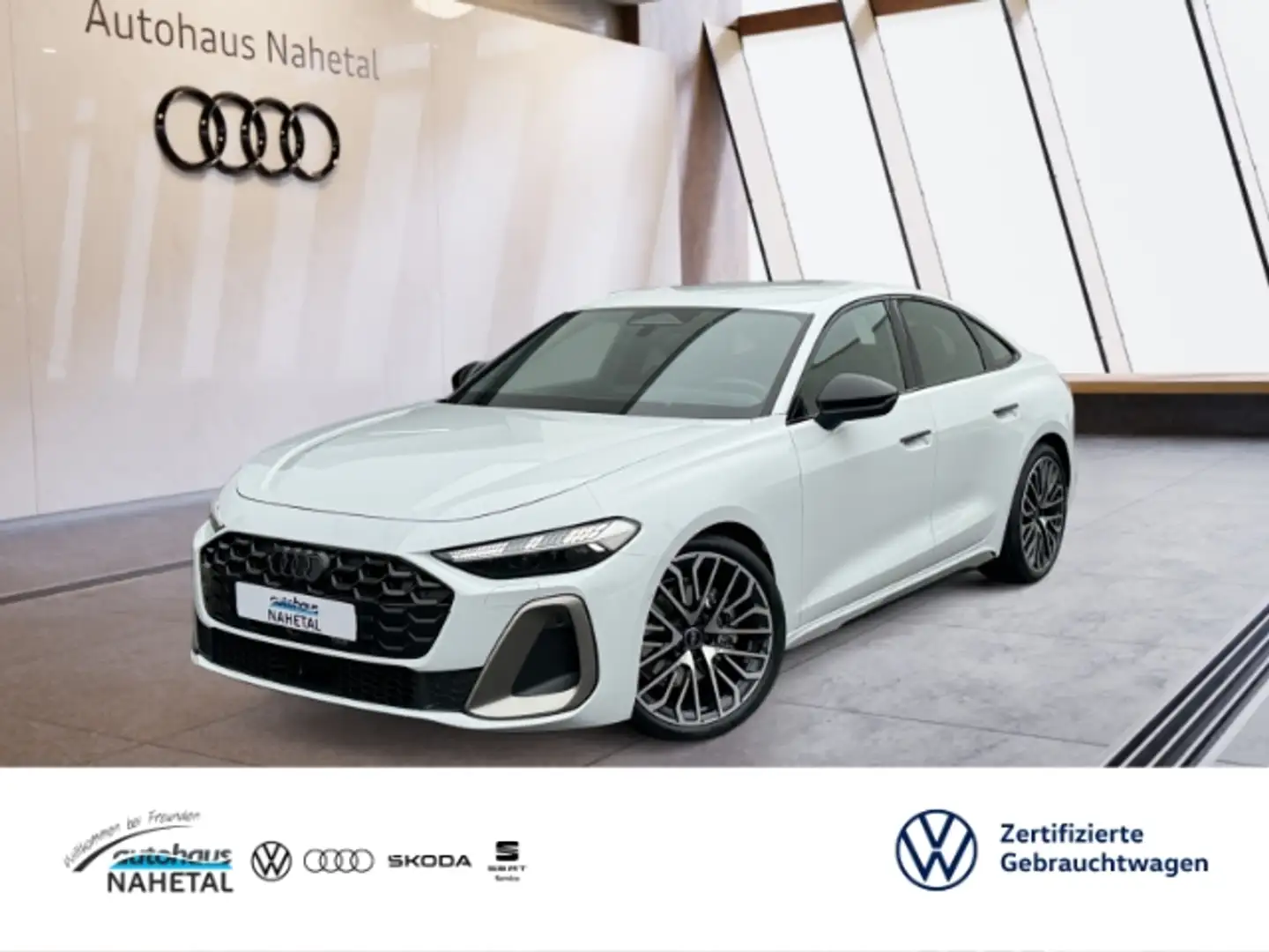 Audi A5 LIM. 40TFSI S-LINE QUATTRO TECH PLUS MATRIX 20'' U Weiß - 1