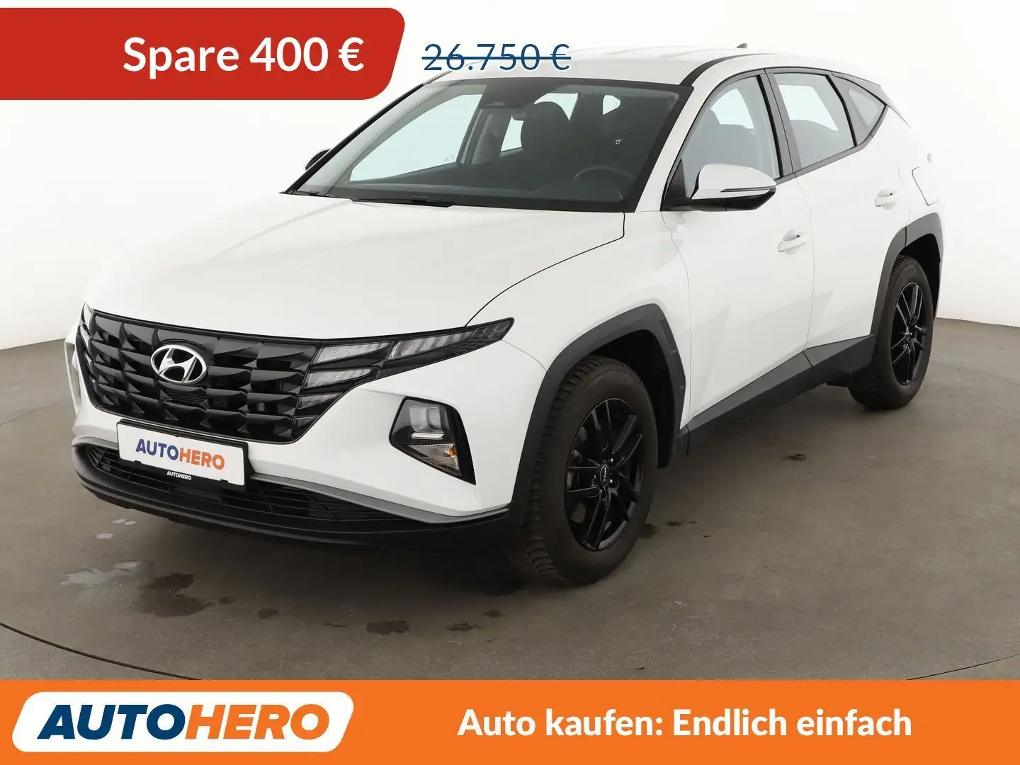 Hyundai TUCSON 1.6 T-GDI Select 2WD*TEMPO*CAM*KLIMA*GARANTIE* Weiß - 1