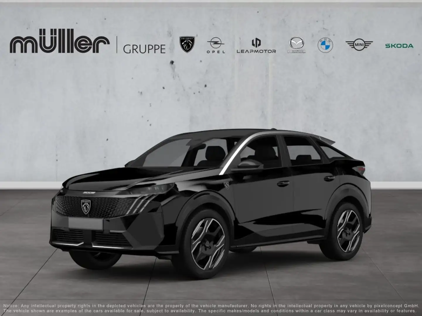Peugeot 3008 E-3008 Launch Edition Dual-Elektromotor 325 AWD Schwarz - 1