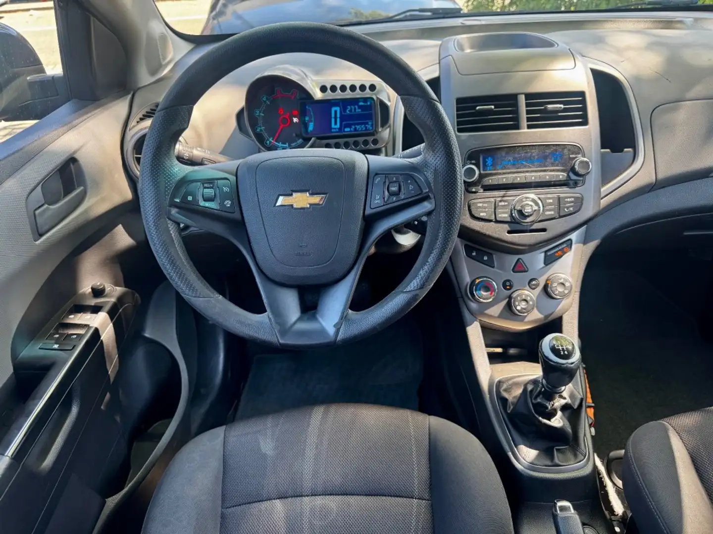 Chevrolet Aveo 1.3D LT 5drs airco cruise control NAP APK RIJDT GO Schwarz - 2