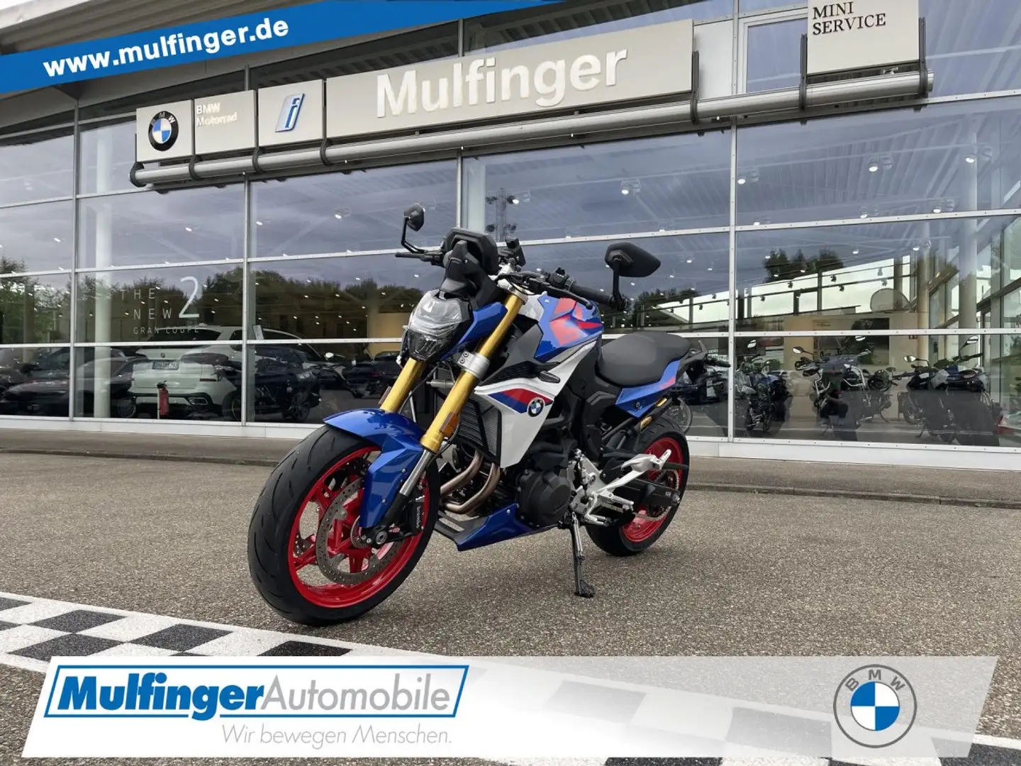 BMW F 900 R Style Sport M Endurance Kette Lenkerendspi Albastru - 1