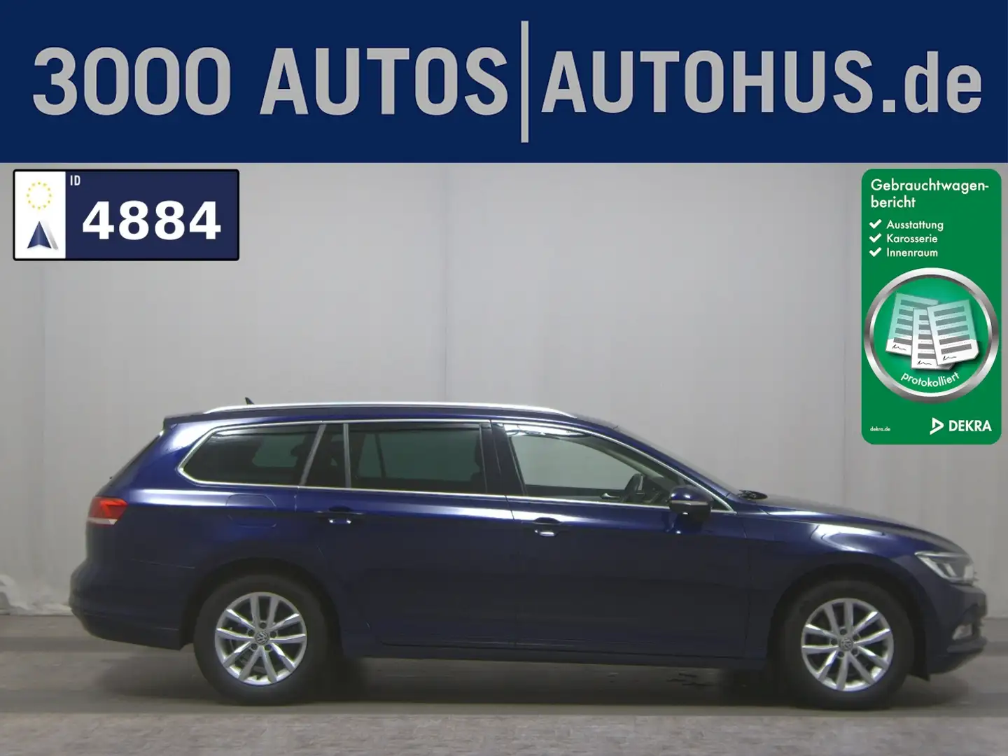 Volkswagen Passat Var. 2.0 TDI Comf. Navi LED Shz AHK ACC Синий - 1