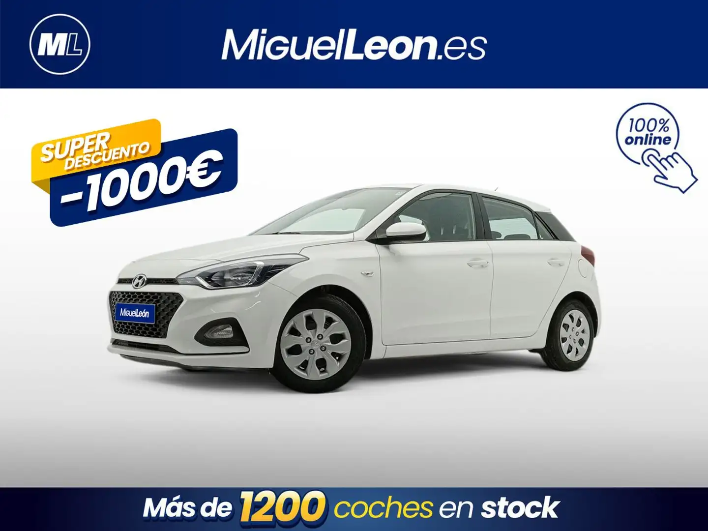Hyundai i20 1.2 MPI Essence Blanco - 1