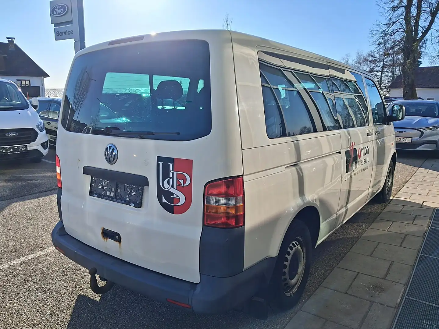 Volkswagen T5 Kombi LR 2,5 TDI L2 9-Sitzer Weiß - 2