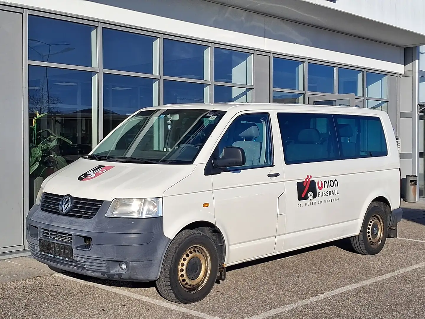 Volkswagen T5 Kombi LR 2,5 TDI L2 9-Sitzer Weiß - 1