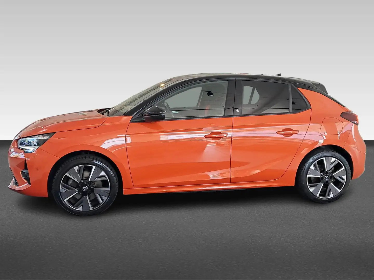 Opel Corsa-e Electric 50kWh 136pk Aut (7,4 kw ) GS Line Panoram Oranje - 2