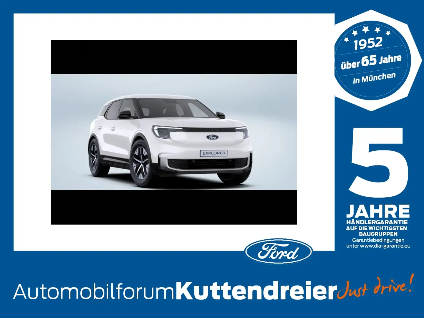 Ford Explorer Premium BEV Vollelektro Blanc - 1