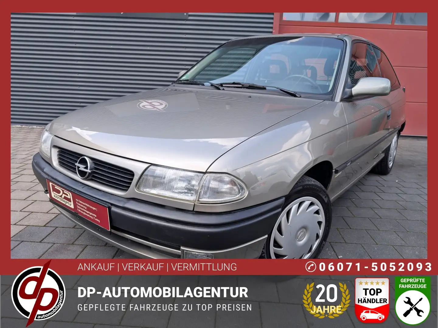 Opel Astra F 1.6 GL *1.HAND/AUTOMATIK/OLDTIMER 2026* Gold - 1