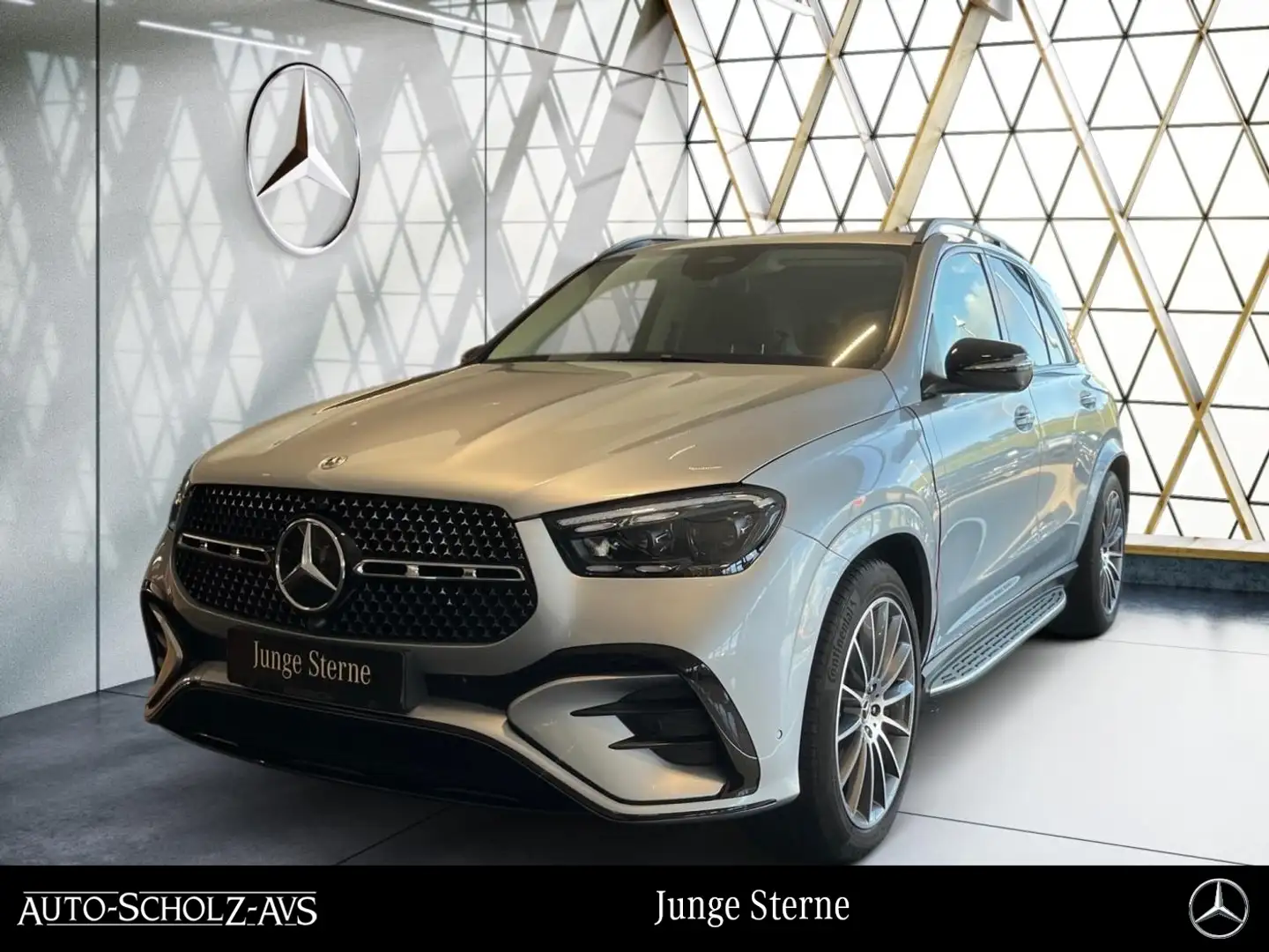 Mercedes-Benz GLE 450 d 4M AMG Night*AHK*Burm*Airmatic*360°KAM Argent - 1