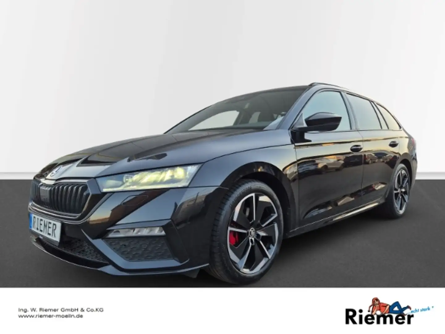 Skoda Octavia Combi RS 2,0 TDi DSG AHK Lenkrad heizbar Schwarz - 1