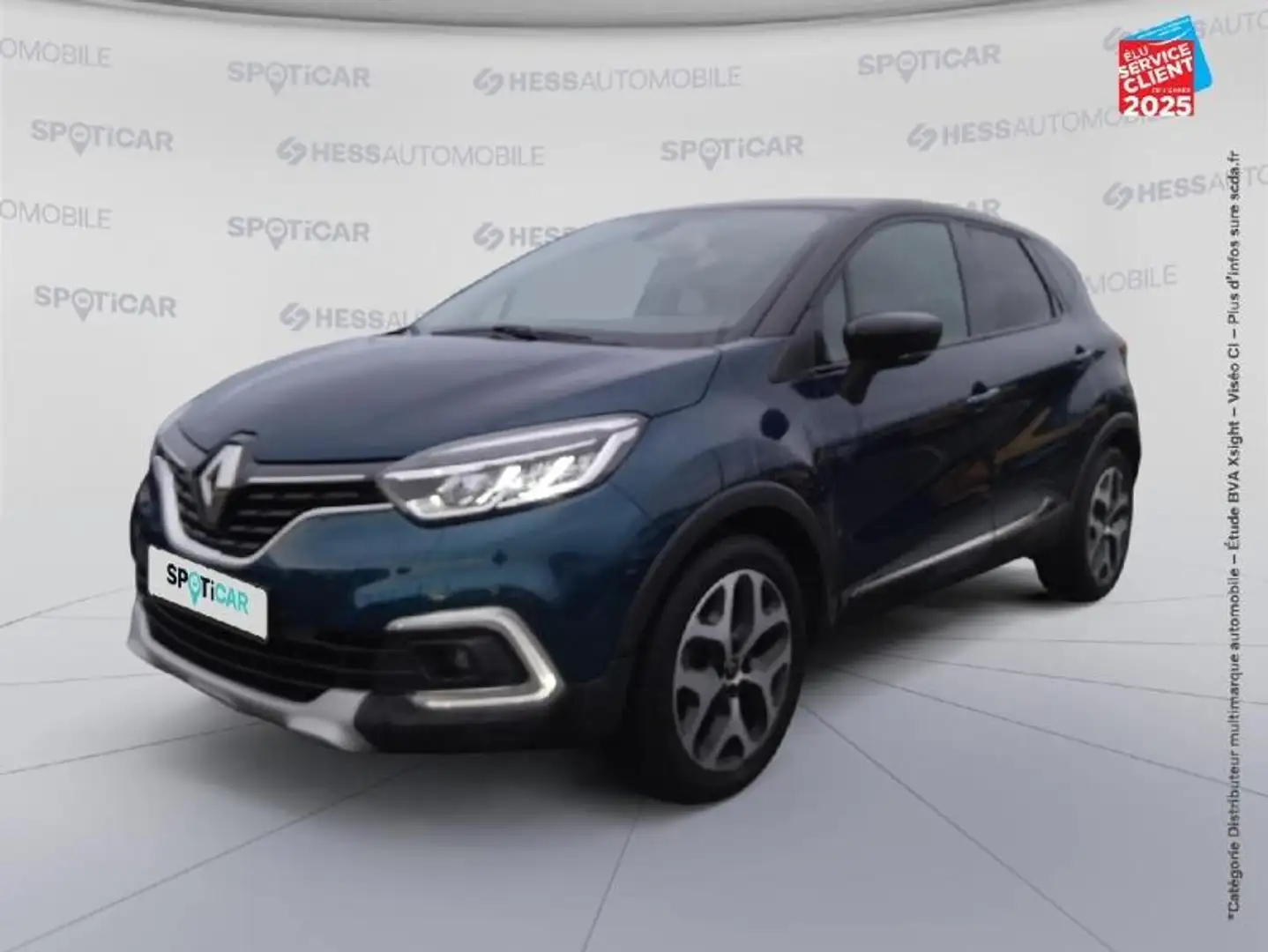 Renault Captur 0.9 TCe 90ch Intens - 19 GPS Camera Bleu - 1