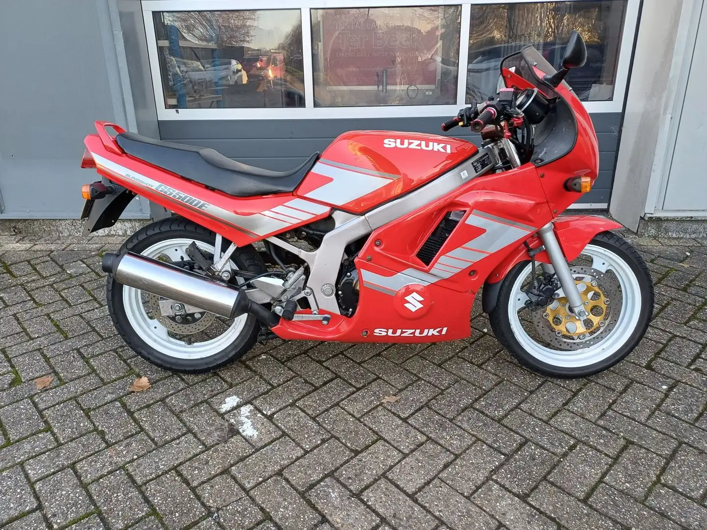 Suzuki GS 500 E Rood - 2