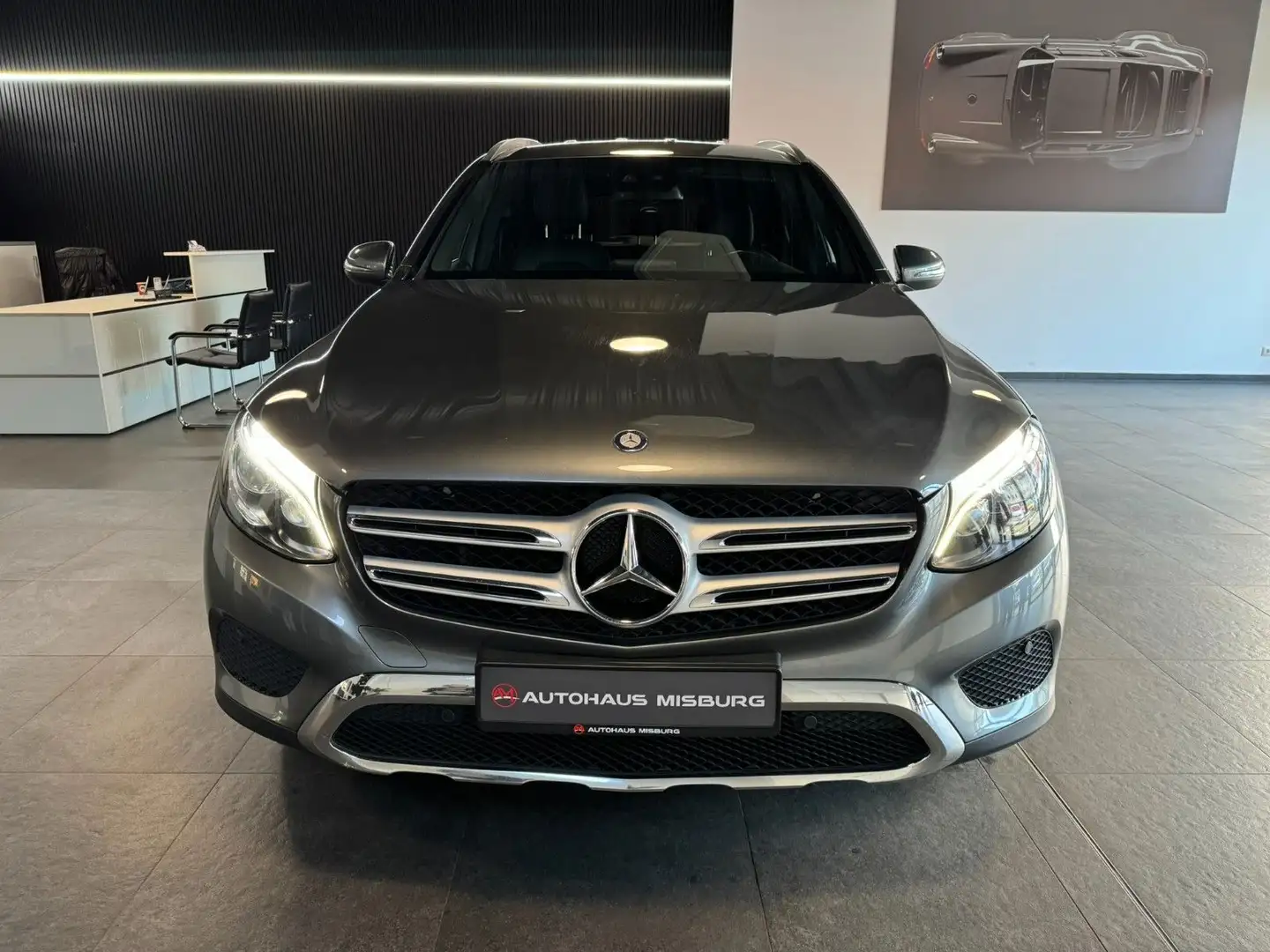 Mercedes-Benz GLC 220 d 4Matic Exclusive/Leder+Ahk+Led+Navi Grigio - 2