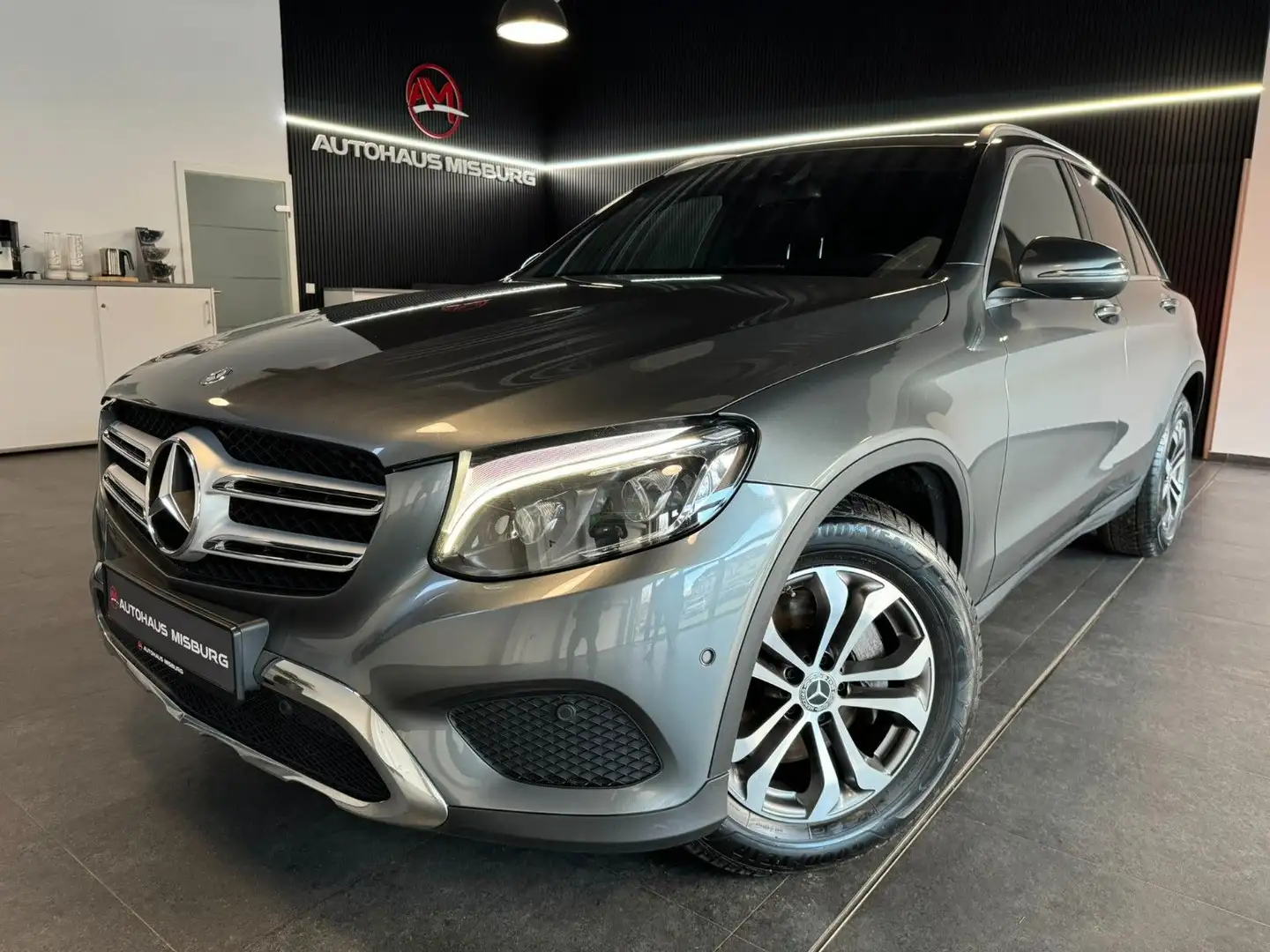 Mercedes-Benz GLC 220 d 4Matic Exclusive/Leder+Ahk+Led+Navi Grigio - 1