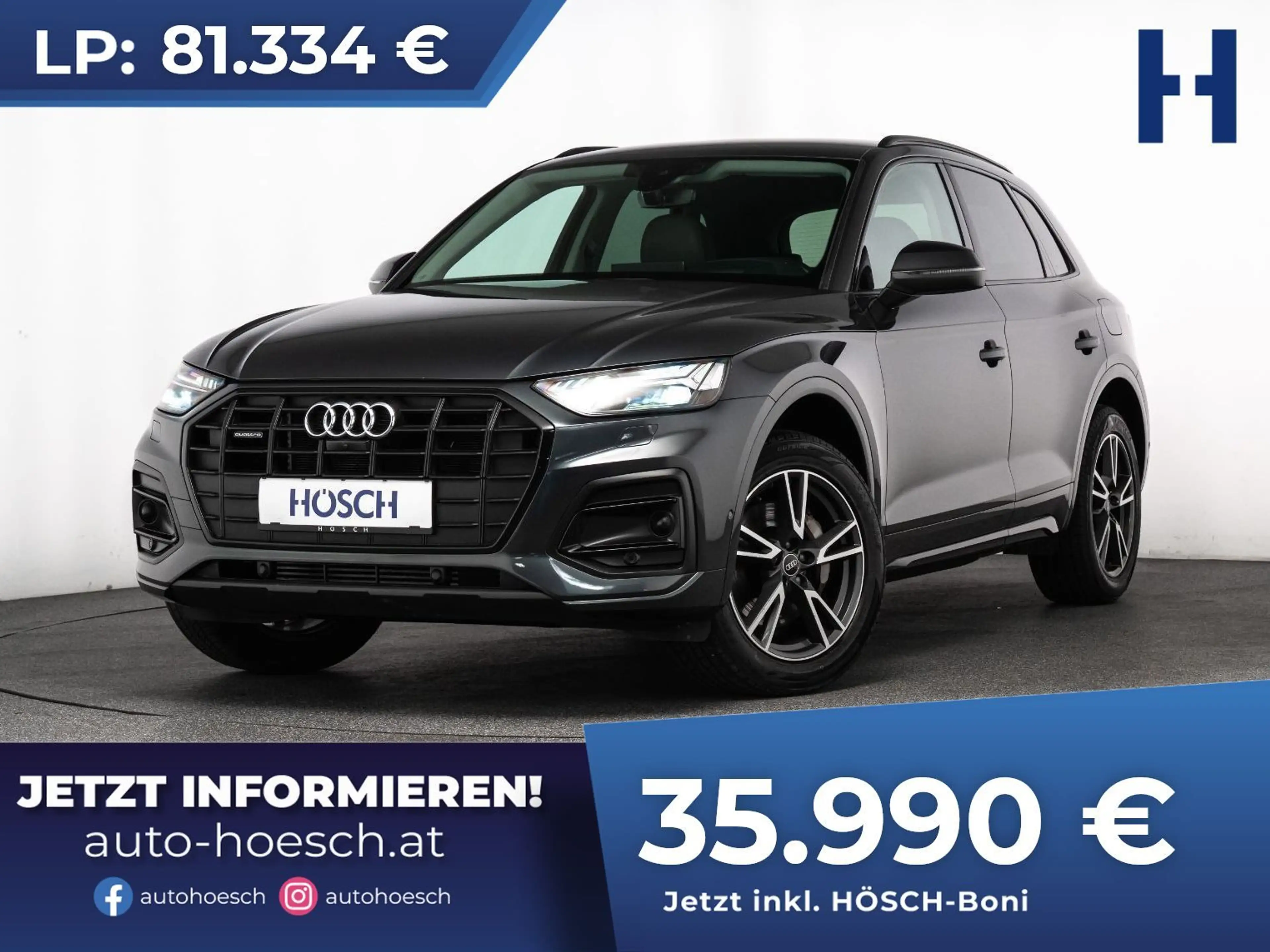 Audi Q5 50 TFSI e quattro Adv. LUXUSAUSSTATTUNG -56%
