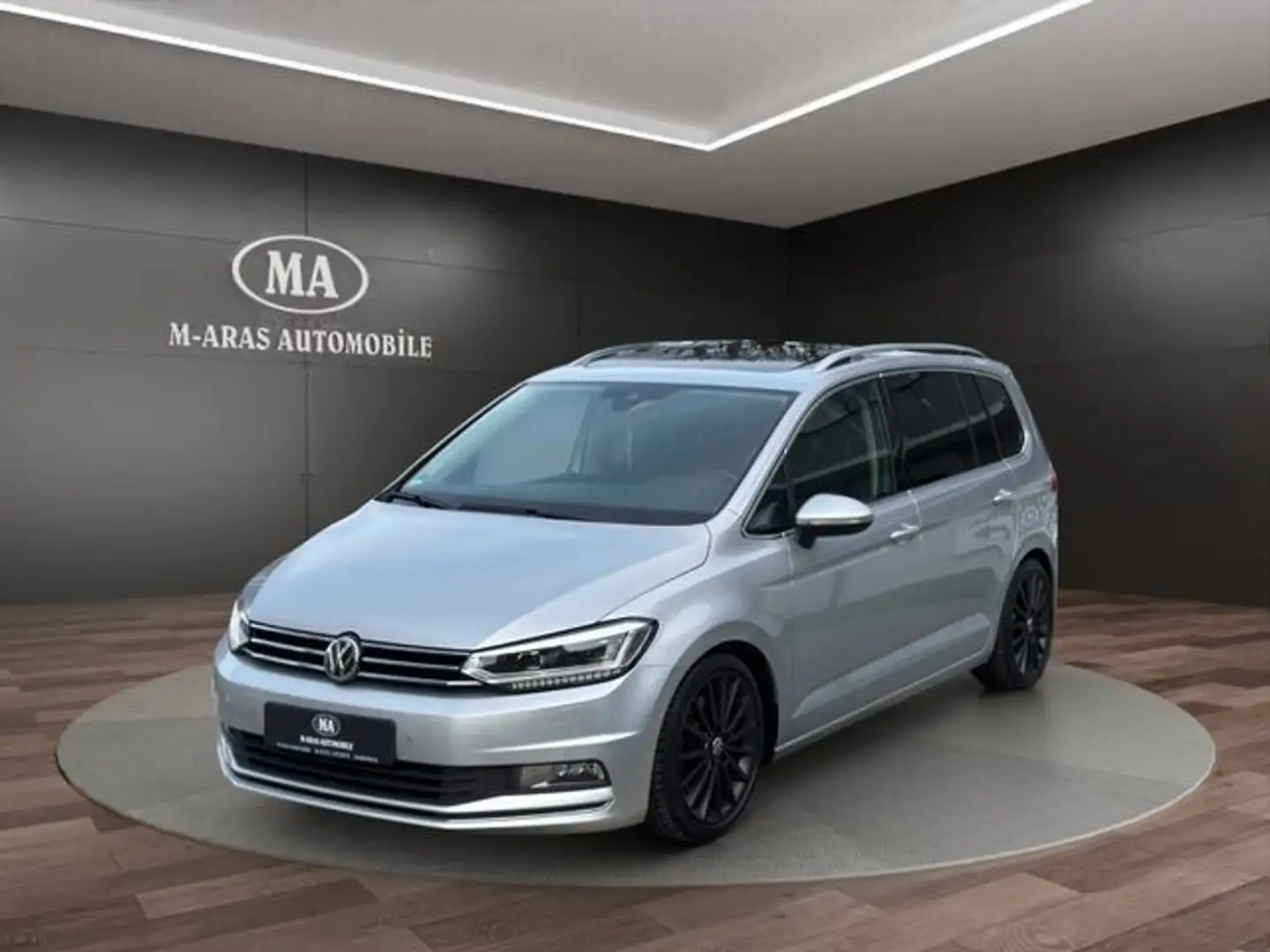 Volkswagen Touran Highline Start-Stop Stanh.Pano.Auto.190PS Argent - 1