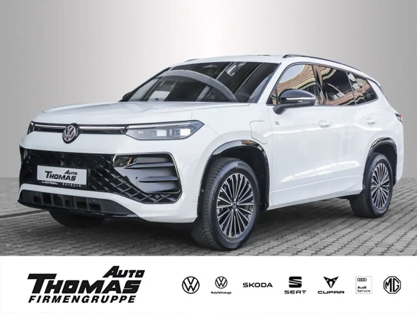Volkswagen Tayron R-Line 1,5 l eHybrid DSG AHK Klima Pano Weiß - 1