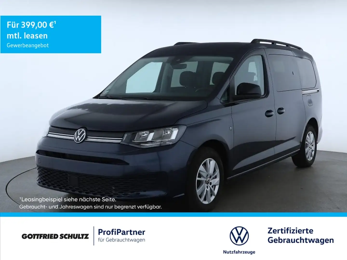 Volkswagen Caddy Life 1.5 l TSI DSG Rückfahrkamera Blau - 1