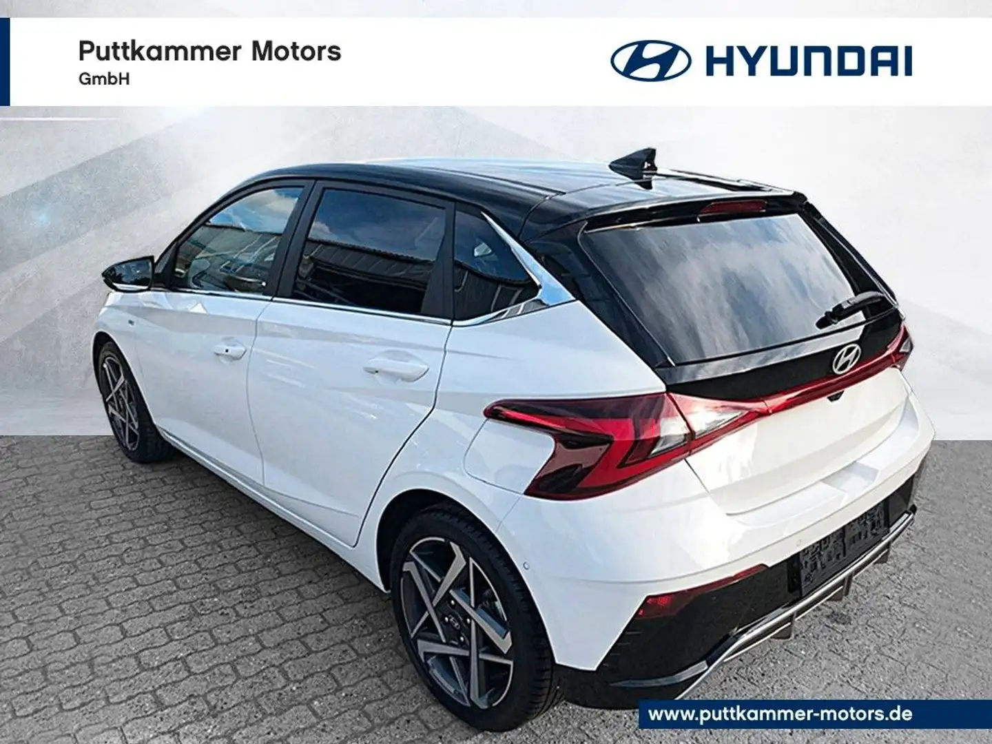 Hyundai i20 1.0 T-GDi DCT Navigation Prime 48Volt Hybrid Weiß - 2