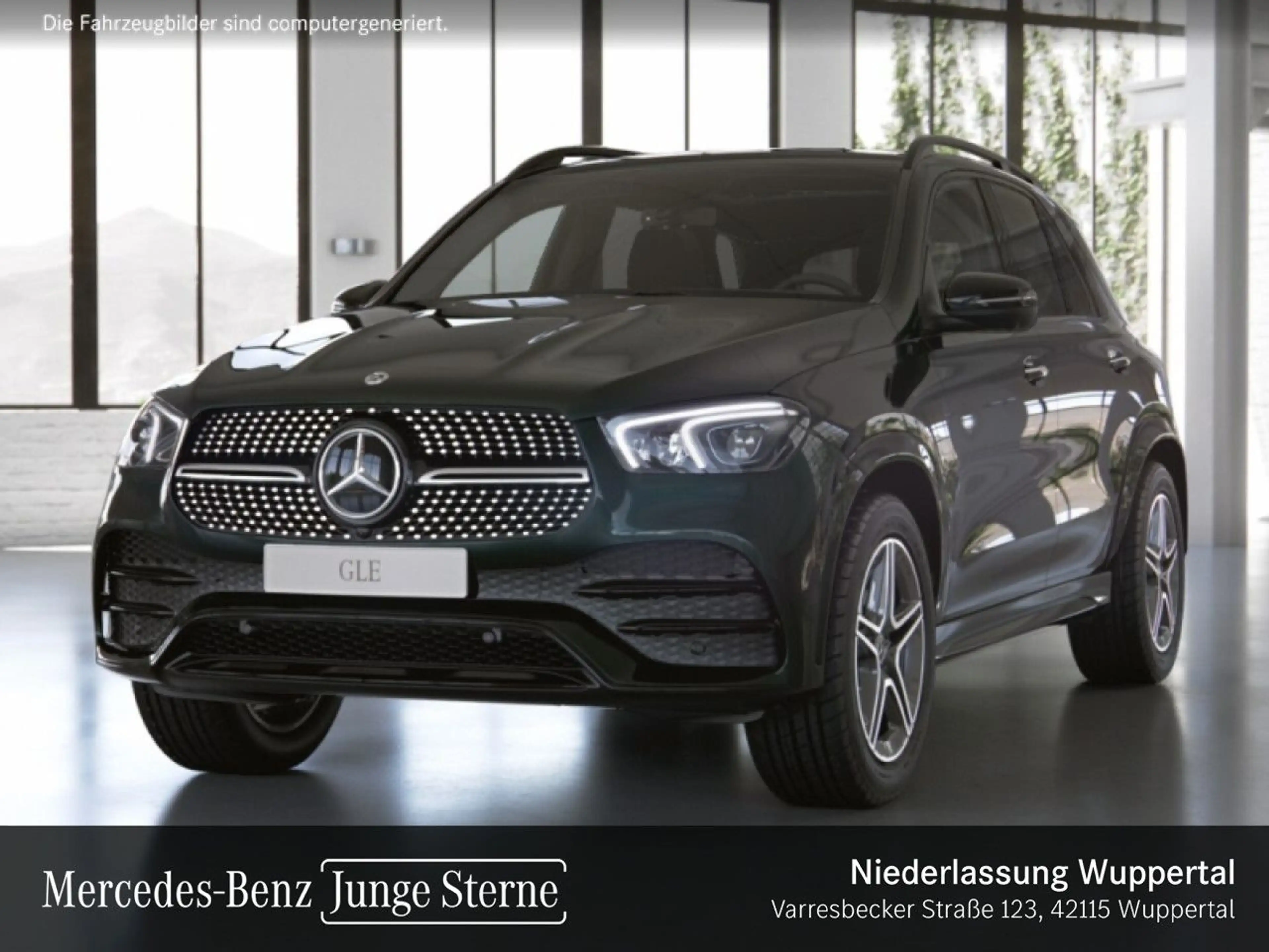 Mercedes-Benz GLE 350 de 4M AMG+NIGHT+PANO+360+AHK+LED+FAHRASS — photo 2