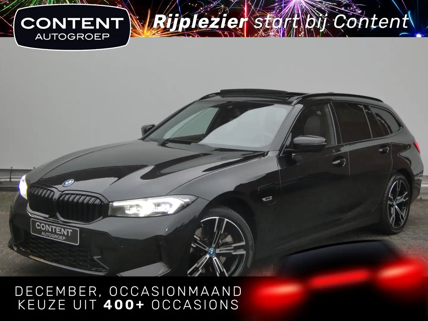 BMW 320 3-Serie 320e M-Sport Aut. |Schuifdak |Head-Up |Fac Noir - 1