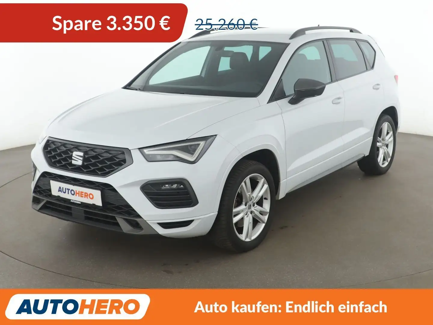 SEAT Ateca 2.0 TDI FR 4Drive *TEMPO*ALU*PDC* Weiß - 1