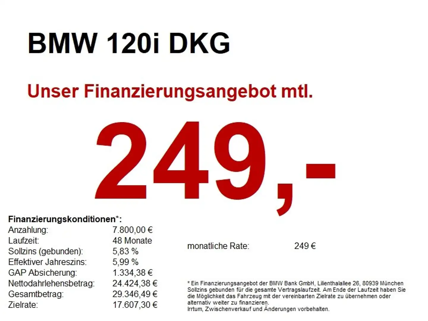 BMW 120 i DKG M Sport LED+/HiFi/PANO/PRIVACY/TEMPO/SH - 1