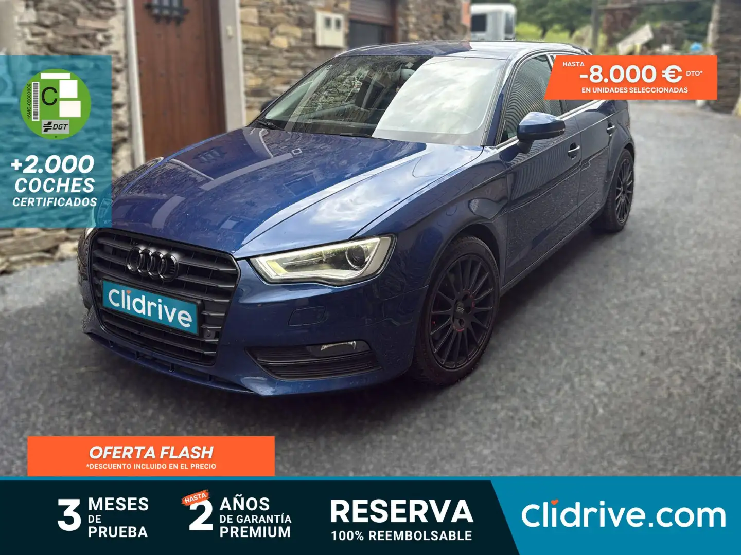 Audi A3 Sportback 2.0TDI CD S line edition 184 Azul - 1