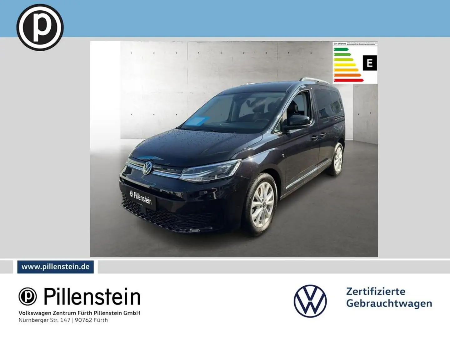 Volkswagen Caddy Style SITZHZG NAVI KAMERA LED PDC AGR-SITZ Schwarz - 1